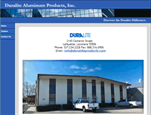 Tablet Screenshot of duraliteproducts.com